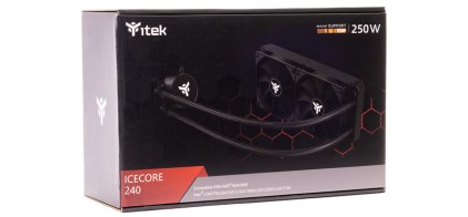 Itek  Dissipatore A Liquido Icecore 240 - 240Mm Skt Universale Pwm Black Fan - CONFEZIONE APERTA