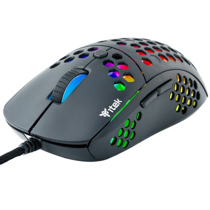 Itek Mouse Gaming 12000Dpi,  Rgb, Software, Sensore P3327, Leggero, A Nido Dape
