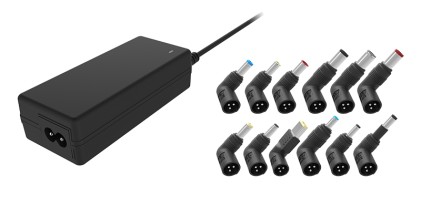 Itek Alimentatore Universale Notebook 65W 12 Connettori + Usb Usb 5V1A 100/240Vac 15/20Vdc