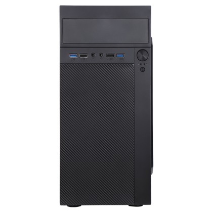 Itek Case Theon - Mid Tower, Matx, Psu 500W,  2Xusb3, Full Black