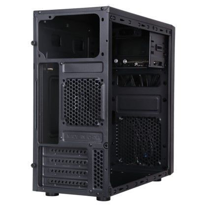 Itek Case Theon - Mid Tower, Matx, Psu 500W,  2Xusb3, Full Black