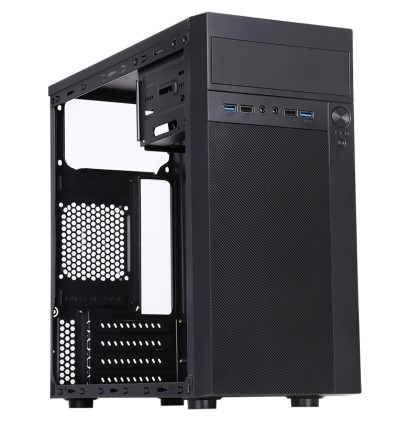 Itek Case Theon - Mid Tower, Matx, Psu 500W,  2Xusb3, Full Black