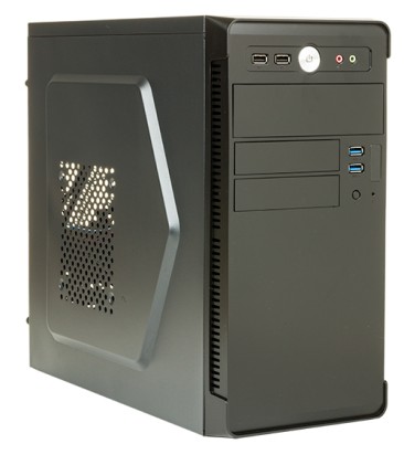 Itek Case River Mini Tower M-Atx 500W 2Xusb3.0 Full Black