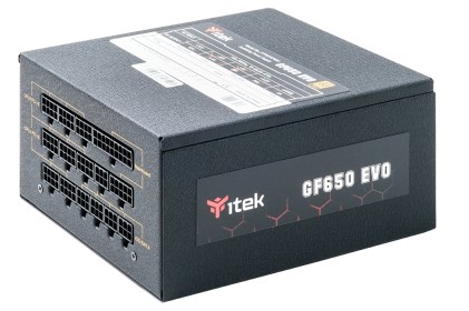 Itekalimentatore Gf650 Evo - 650W, 80Plus Gold, Ventola Fdb 12Cm, Modulare