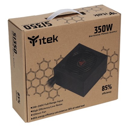 Itek Alimentatore Si350 - 350W,  Efficienza 80+, Pfc Attivo