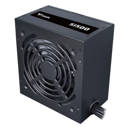 Itek Alimentatore Si500 - 500W,  Efficienza 80+, Pfc Attivo, 12Cm Silent Fan