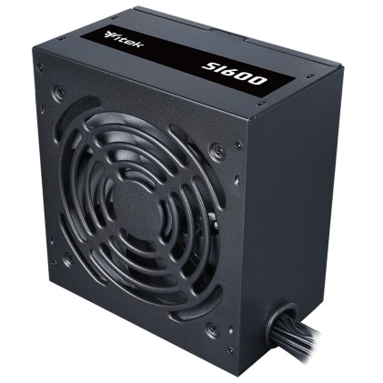 Itek Alimentatore Si600 - 600W,  Efficienza 80+, Pfc Attivo, 12Cm Silent Fan