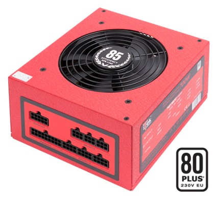 Itek Alimentatore Redbox Fm 700W 80Plus White Efficienza 85, Ventola 12Cm Pfc Attivo, Totalmente Modulare