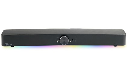 Itek Gaming Soundbar, Rgb, Bluetooth, Jack 2X3.5Mm, Uscita Mic E Cuffie