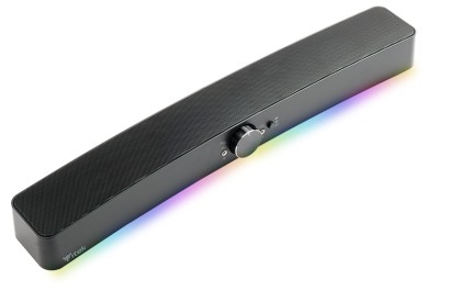 Itek Gaming Soundbar, Rgb, Bluetooth, Jack 2X3.5Mm, Uscita Mic E Cuffie