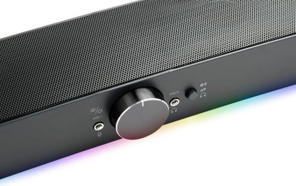 Itek Gaming Soundbar, Rgb, Bluetooth, Jack 2X3.5Mm, Uscita Mic E Cuffie