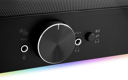 Itek Gaming Soundbar, Rgb, Bluetooth, Jack 2X3.5Mm, Uscita Mic E Cuffie
