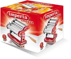 Macchina Pasta Manuale Imperia Ipasta La Rossa Rosso - Silver
