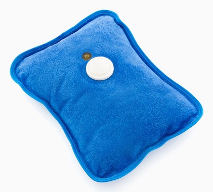 Innovagoods Bolsa de Agua Caliente Electrica - Potencia 600W - Duracion hasta 2h - Recargable - Temperatura hasta 75ВєC - 18x23x4cm - Color Azul