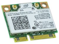 Scheda di Rete WiFi PCI-Express INTEL AC 3160, 1x1 AC + BT, HMC Dual Band
