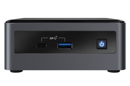 Intel Mini Pc Nuc I3-10110U Dual Core 2,1Ghz Ddr4 Sdram No Cavo Alimentazione