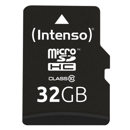 Intenso Micro Sdhc 32Gb Classe 10 + Adattatore Sd