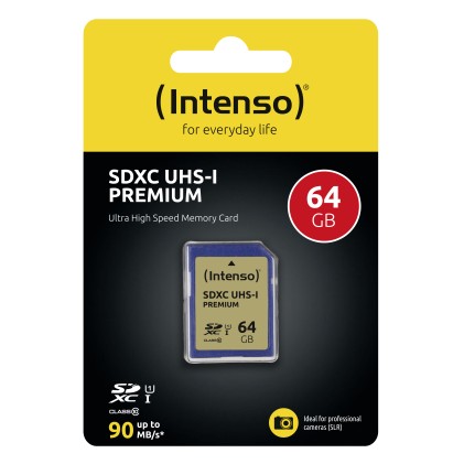 Intenso 3421490 memoria flash 64 GB SDXC UHS-I Classe 10