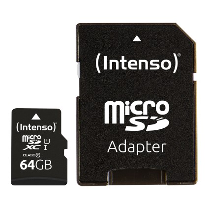 Intenso Micro Sd Uhs-I  Premium Con Incl Sd Adapter 64Gb