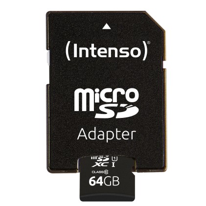 Intenso Micro Sd Uhs-I  Premium Con Incl Sd Adapter 64Gb