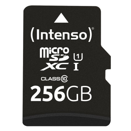 Intenso Memory Card Micro Sd 256Gb Uhs-I Premium Up To 90 Mb/S