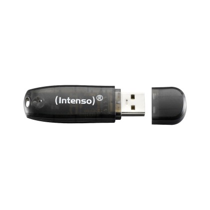 Intenso Pen Disk Rainbow Line 16Gb Black Usb 2.0