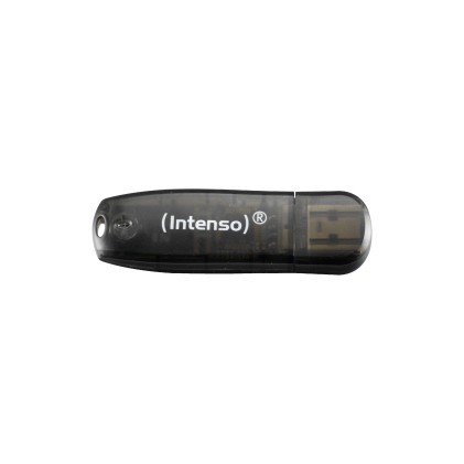 Intenso Pen Disk Rainbow Line 32Gb  Usb 2.0  Confezione Da 3 Pezzi (Arancione-Rossa-Nera)