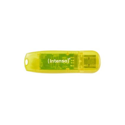 Intenso Pen Disk Rainbow Line 32Gb  Usb 2.0  Confezione Da 3 Pezzi (Arancione-Rossa-Nera)