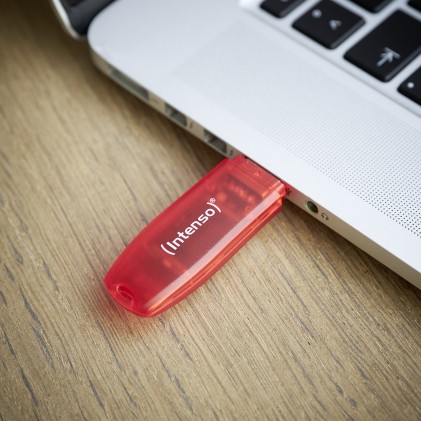 Intenso Pen Disk Rainbow Line 128Gb Red Usb 2.0