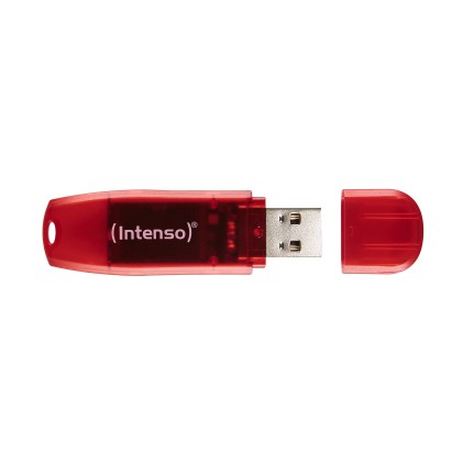 Intenso Pen Disk Rainbow Line 128Gb Red Usb 2.0