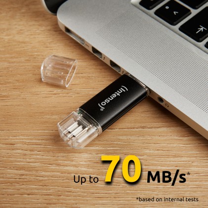 Intenso Flash Drive Twist 128Gb Usb 3.2 + Usb-C