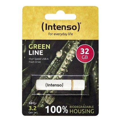 Intenso Pen Disk Green Line 32Gb Recyclable Usb-A