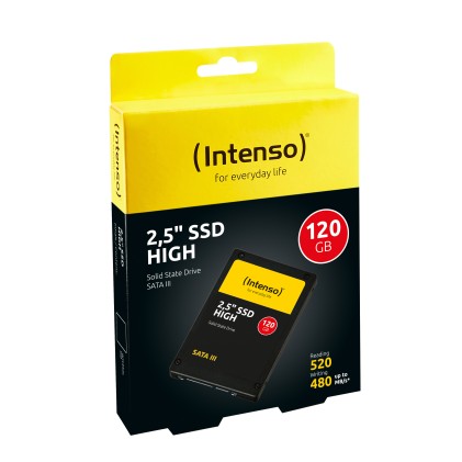 Intenso Ssd Interno 120Gb 2,5 Sata 520/480 Mb/S