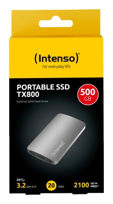 INTENSO SSD ESTERNO TX800 500GB USB 3.2 GEN 2X2 2.100 MB/S