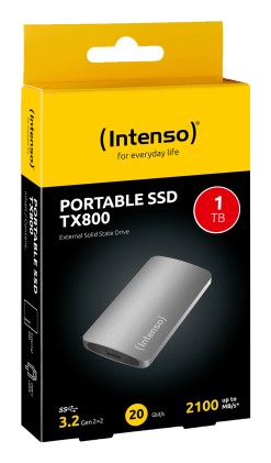 Intenso Ssd Esterno Tx800 1Tb Usb 3.2 2X2  2.100 Mb/S