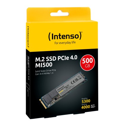 SSD Intenso 500GB MI500 M.2 2280 PCIe Gen.4 x4 NVME 1.4  3836450