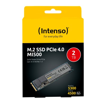 SSD Intenso 2TB MI500 M.2 2280 PCIe Gen.4 x4 NVME 1.4  3836470
