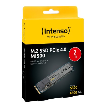 SSD Intenso 2TB MI500 M.2 2280 PCIe Gen.4 x4 NVME 1.4  3836470