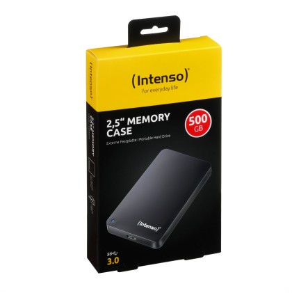 Intenso 500 GB - Hard disk - esterno (portatile) - 5400 rpm - 2.5" - USB 3.0