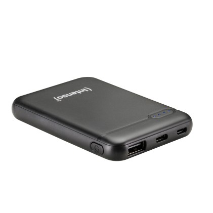 Intenso Power Bank 5000Mah Usb A+Type C  5V-2.1A Micro Usb+Type C 5V-2.1A Black
