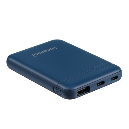 Intenso Power Bank 5000Mah Usb A+Type C  5V-2.1A Micro Usb+Type C 5V-2.1A Petrol
