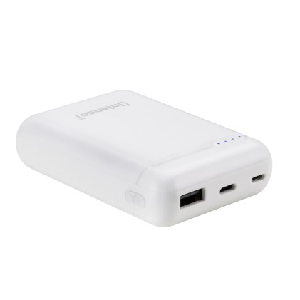 Intenso Power Bank 10000Mah Usb A+Type C 5V-3.1A Micro Usb+Type C 5V - 3.1A White