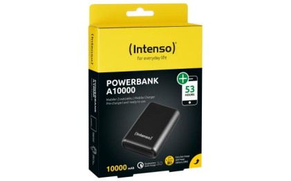 Intenso Power Bank Quick Charche 10000 Mhp Usb C Scocca Alluminio