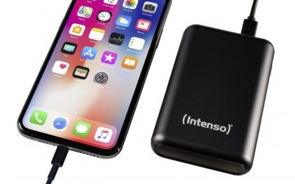 Intenso Power Bank Quick Charche 10000 Mhp Usb C Scocca Alluminio