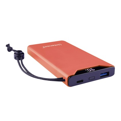 Intenso Power Bank  F10000, Pd, Qualcomm Quick Charge 3.0, Digital Percentage Display, Arancio