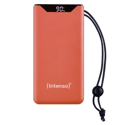 Intenso Power Bank  F10000, Pd, Qualcomm Quick Charge 3.0, Digital Percentage Display, Arancio