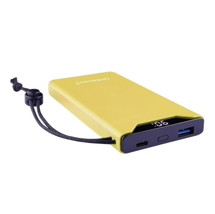 Intenso Power Bank  F10000, Pd, Qualcomm Quick Charge 3.0, Digital Percentage Display, Giallo