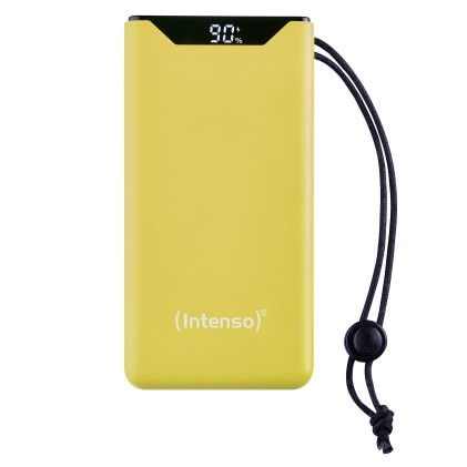 Intenso Power Bank  F10000, Pd, Qualcomm Quick Charge 3.0, Digital Percentage Display, Giallo