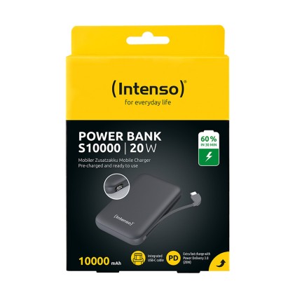 Intenso Power Magnetic Wireless Power Bank Grigio 1000Mah