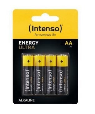 Intenso Batterie Alcaline Energy Ultra Aa Lr6 4Pcs Blister
